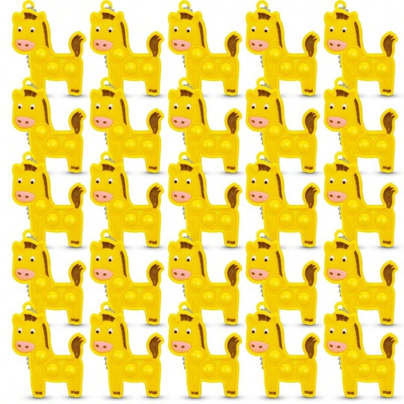 7Pcs Animal Sheep Cat Dogs Pop  Toys Push Bubble Poppers Sensory Stress Relief Toy Squeeze Toy Party Favors