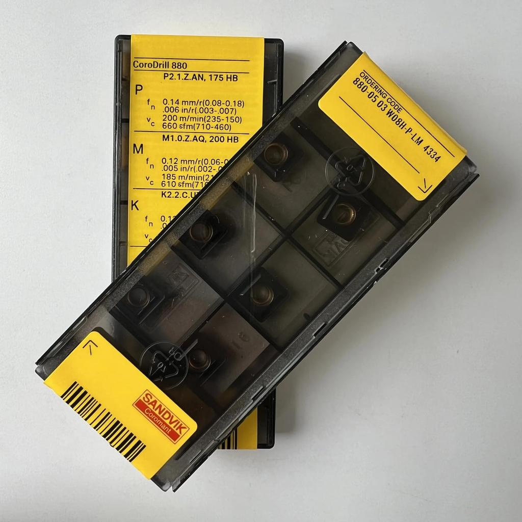 880-0503W08H-P-LM 4334 /   Industrial indexable Carbide Inserts 10 Pcs