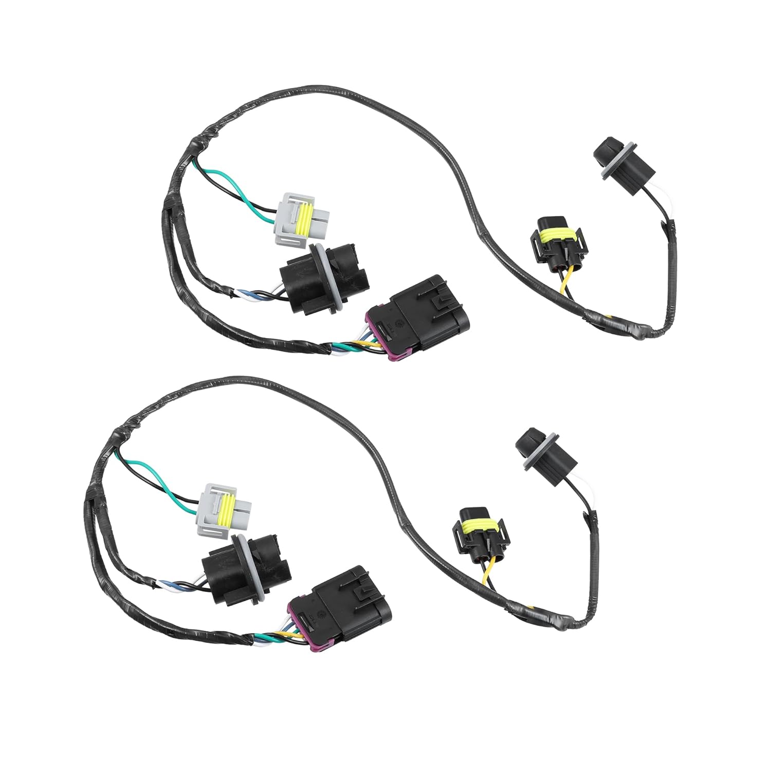 No.15930264 Headlight Wiring Harness Headlamp Socket Connector Wire for Chevy Malibu 2008-2012 / Front Headlamp Wire Harness Connector/Durable