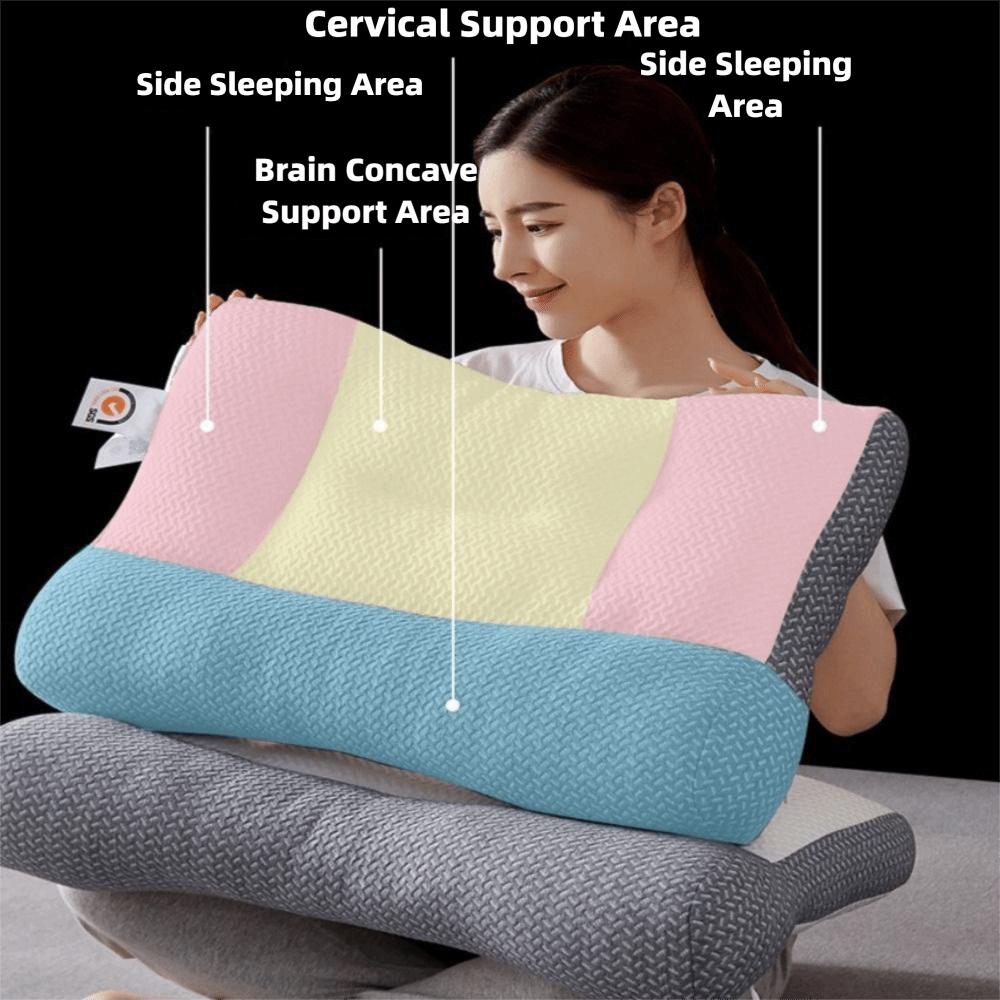 Ergonomic Cervical Spine Protection Pillow Breathable Sleep Aid Pillow  Cervical Spine Care