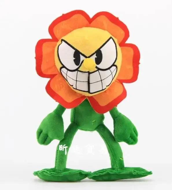 Game Cuphead Plush Doll Toys Mugman Stuffed Dolls Adventure The Chalice King Dice Cagney Carnantion Plushie Pillow Birthday Gift
