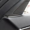 2 Stück Vordertür Lautsprecherabdeckung Spaltleiste Silber ABS Innenausstattungsleisten für BMW 5er F10 2011-2013 Autoinnenraum