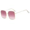 New Large Square Frame Sunglasses Men Women Internet Celebrity Same Style Korean Retro Trend UV Protection Sun Glasses