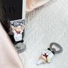 Kitchen Gadgets for Barbecue Grill Refrigerator Magnet Bottle Opener, 3D Cartoon Chef Resin Beer Cute Decor Home Soda Manual Can Punch Opener