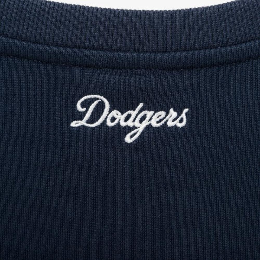 Mlb Kids La Dodgers Point Logo Sweat Dress Blues 14443523