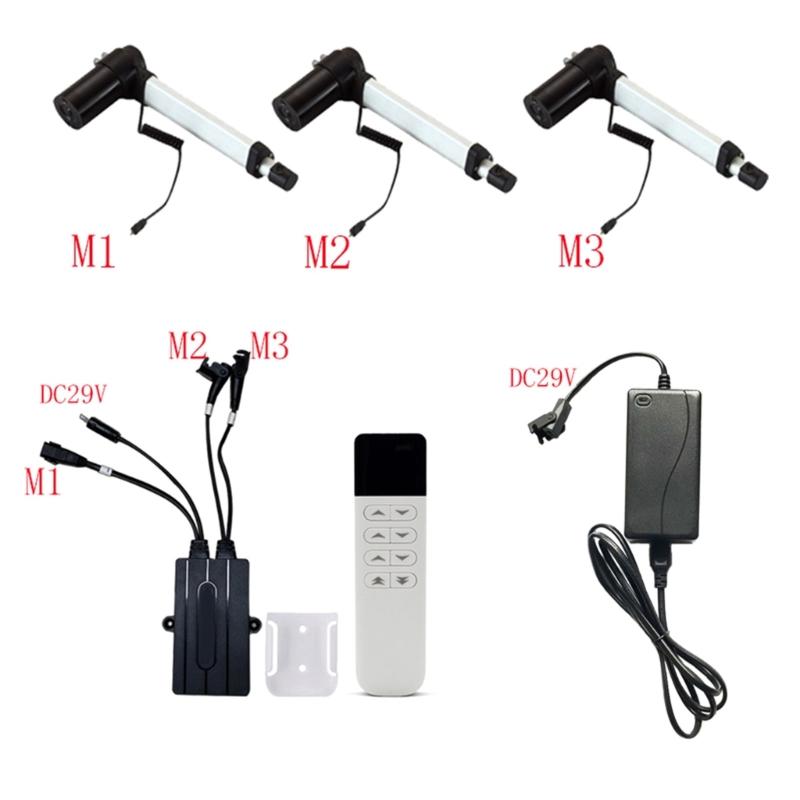 Cordless  Recliner Hand Control with 2.4G RF Signal & Easy Installation Remote Controllers for Single Motor Furniture