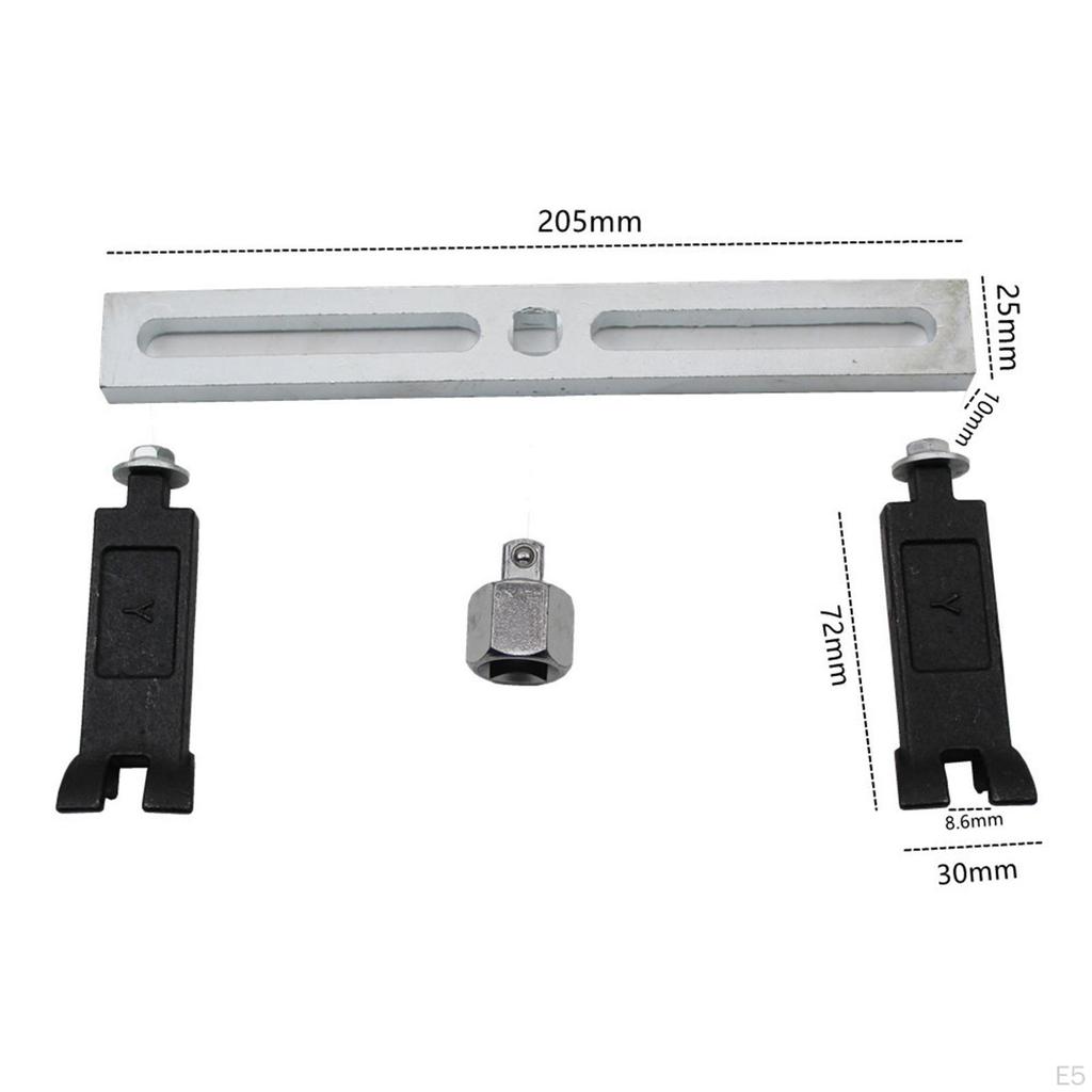 Automatisk Bränslepump Borttagningsverktyg Tillbehör Kolstål 2 Tanklock Nyckelborttagare