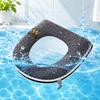 Zippered Plush Toilet Seat Cover for All Seasons