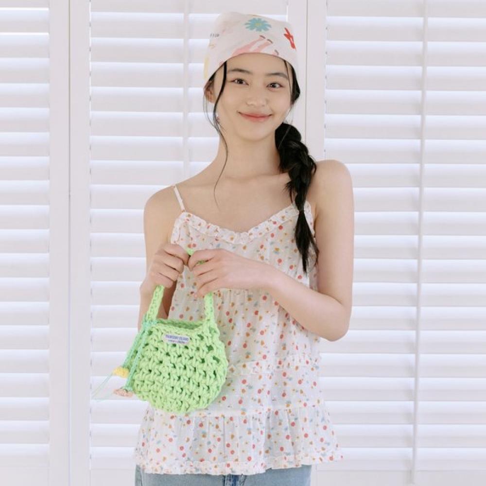 Thursday Island Knitting Bag Fluorescent Green T264mbp236w