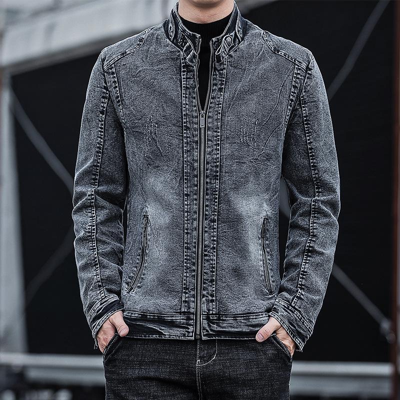 Veste en jean pour hommes, veste en peluche, vêtements d'automne et d'hiver pour hommes, nouvelle tendance coréenne, vêtements pour hommes