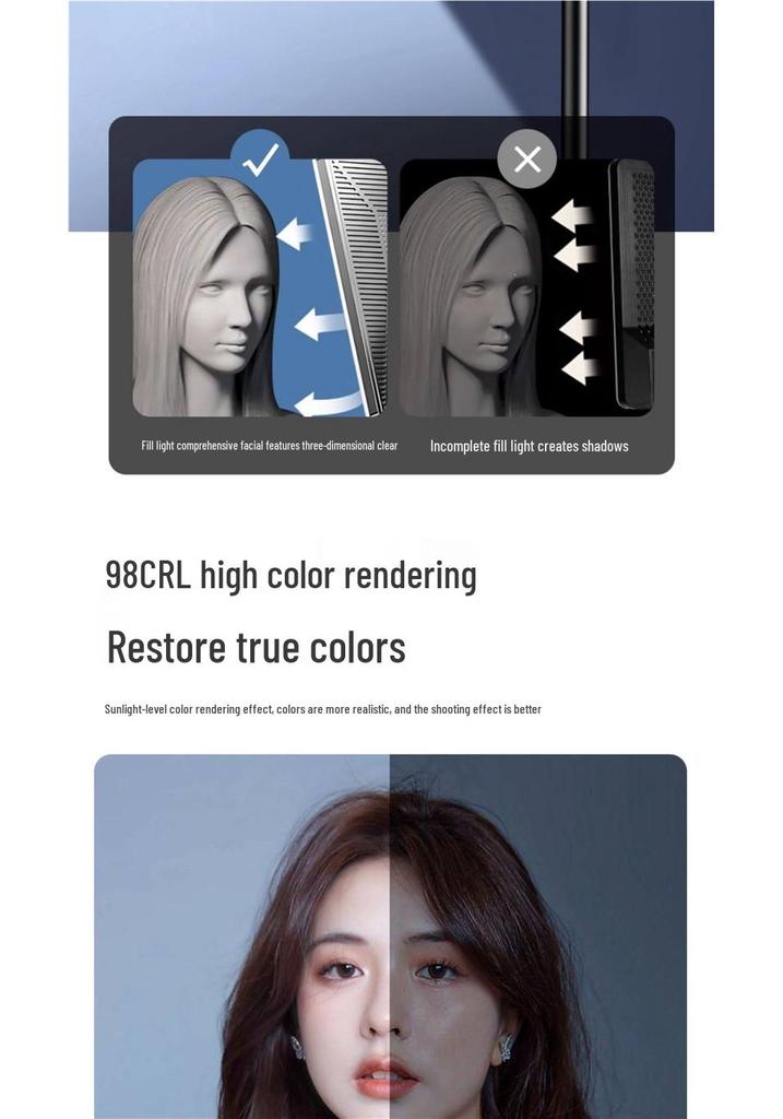 Live Streaming Fill Light for Photography & Beauty Shoots
