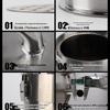 Large Capacity Silent Aquarium Filter with 304 Stainless Steel External Barrel