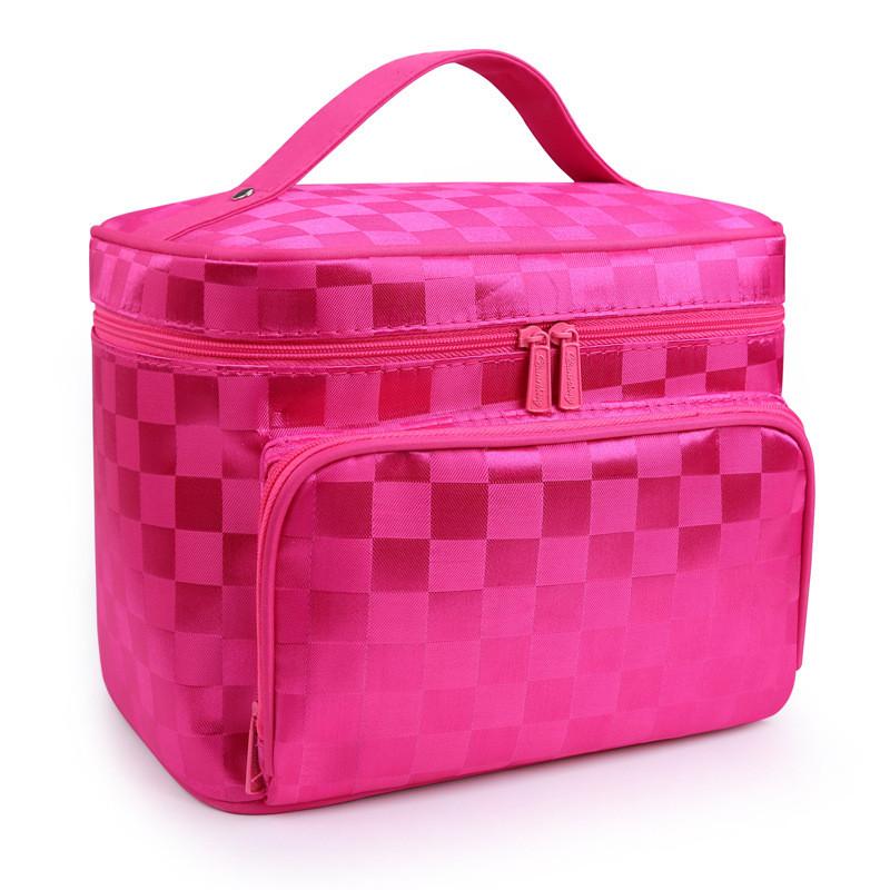 Foldable Travel Makeup Bag With Versatile Storage For Cosmetics And Toiletry Items