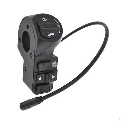 3 In 1 Bike Handlebar Switch, Trumpet Easy Installation ,Accessory, Headlight