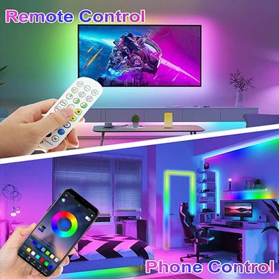 Bluetooth Smart Controler 5V 3 Pin RGBIC Led Controller Music Sync RGBIC Led Lights Controller Smart Remote Control USB