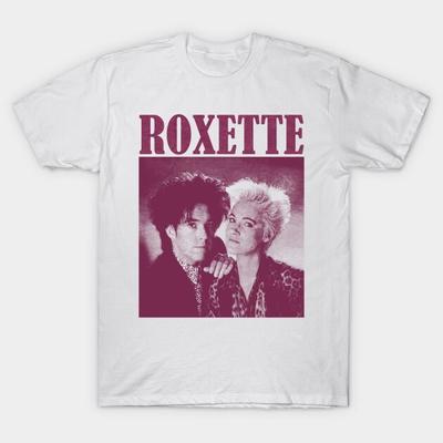 T-shirt Graphique du groupe Roxette Blanc Unisexe Toutes Tailles S-5XL 1F1636 T-shirt Unisexe