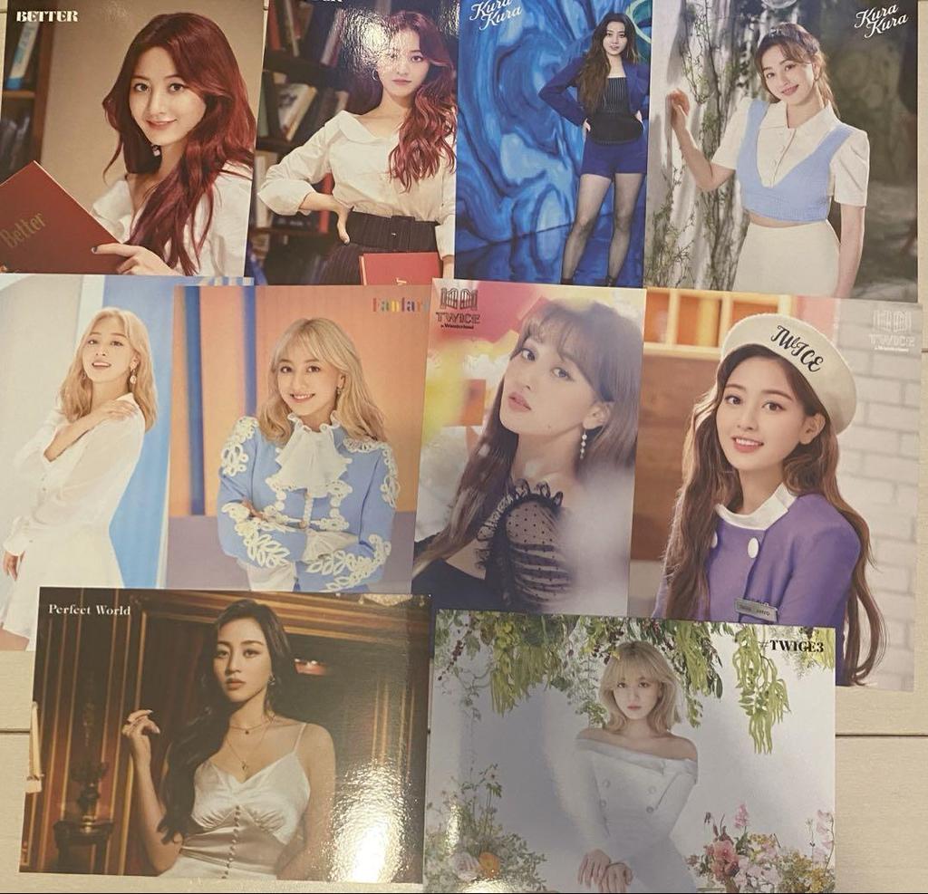 [USED] TWICE Jihyo Random Trading Cards (17 Cards)