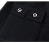 Spring 2026 High-Waisted Woolen Half-Skirt for Women - Versatile, Slimming, Casual Mid-Length.
