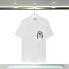 280g Double Yarn Cotton T-Shirt Couples Casablanca Castle Print Short Sleeve Round Neck Loose Fit