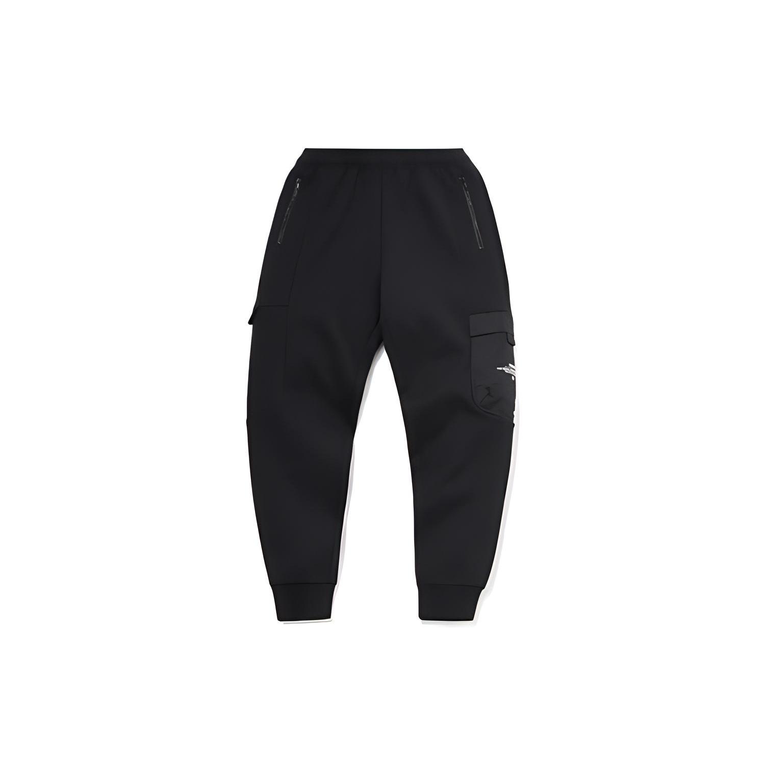Li Ning Badfive Knitted Sweatpants Men s Black AKLR059-1 XXL
