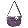 Nylon Große Kapazität Leichte Damen Umhängetasche Muttertasche Einfarbige Crossbody Tasche