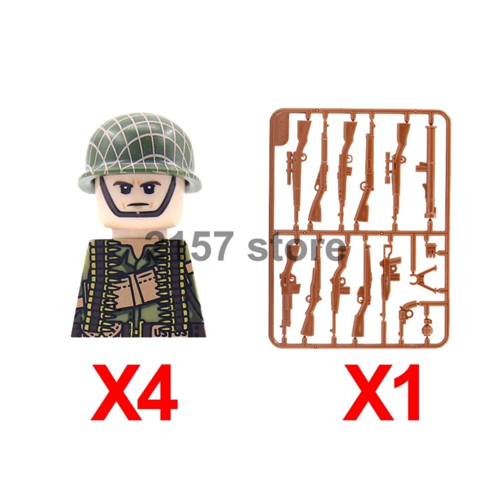 Military Soldier Figure Building Block Weapons Ranger Camouflage Vietnam War US Special Forces KSK Medical Bandit Thief Toy Gift