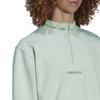 adidas Sweat à capuche uni Originals Trefoil Logo Sport Homme Hauts Vert Clair HM2657