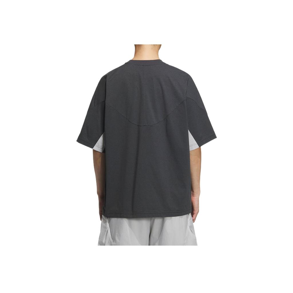 adidas FOS Series Sports Casual Round Neck Short Sleeve T-Shirt Men Tops Carbon-Black JY8056