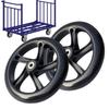 Electric Scooter Wheels Skate Wheels Furniture Wheel 2 Pcs Solid Tires 145/180/200mm Quiet Wheels Trolley Wheels With Bearings