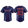 Bon Jovi Forever Tour 2026 Baseball Jersey Button Up Short Sleeve Unisex  T-shirt Summer Casual Men Women Tops Print Shirt