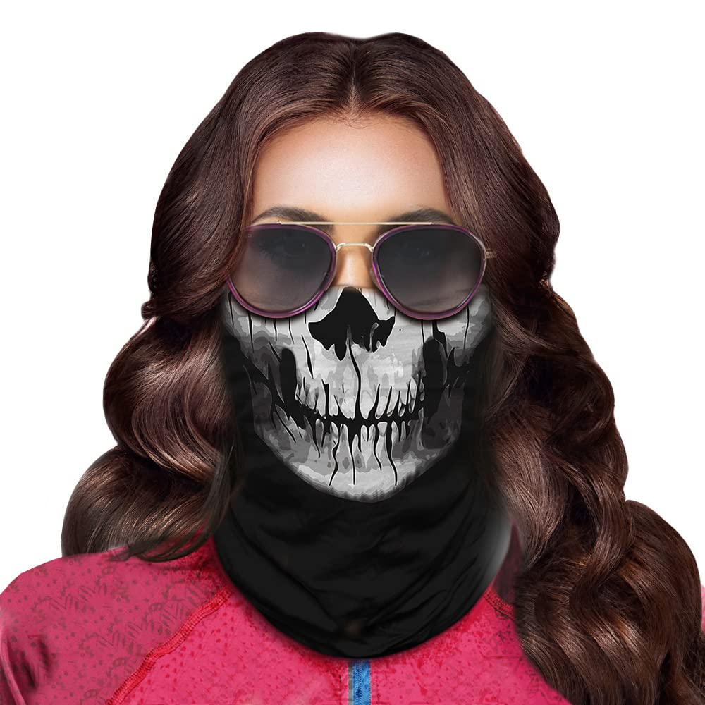 Obacle Face Sun UV Dust Wind Protection Seamless Bandana Animal Face for
