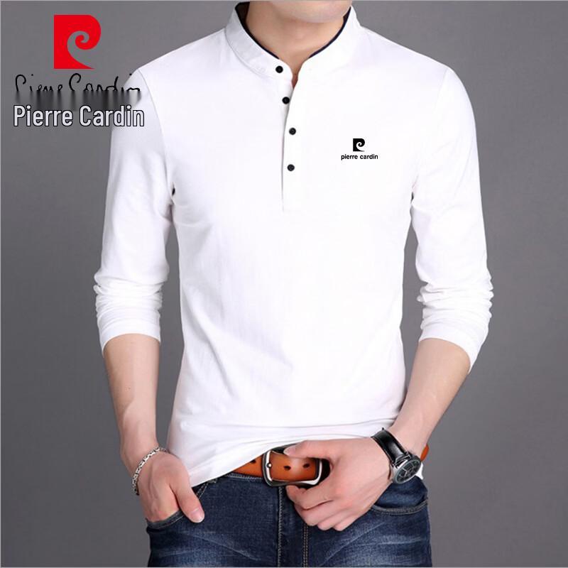 

Pierre Cardin Men s Long-Sleeve Stand-Collar T-Shirt 120-180