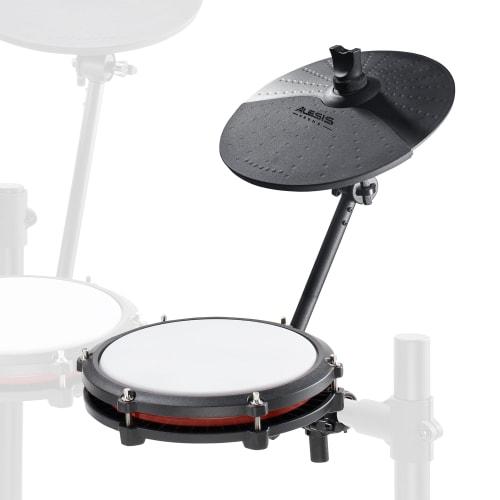 

Alesis Nitro Max Kit Electronic Drum Set Expansion Pack: Mesh Tom Pads, 10-inch Cymbals with Choke Function, and Connection Cables