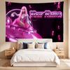 Nickiminaj (1) Custom Name Tapestry Wall Hanging Tapestry Wall Art Decor for Bedroom Living Room