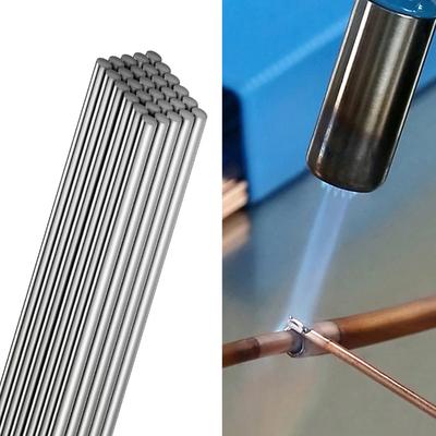 50/200 adet Flux Özlü Alüminyum Çubuklar Düşük Sıcaklık Kolay Eriyen Alüminyum Kaynak Çubukları Elektrik Gücü Kimyası için Kaynak Çubukları