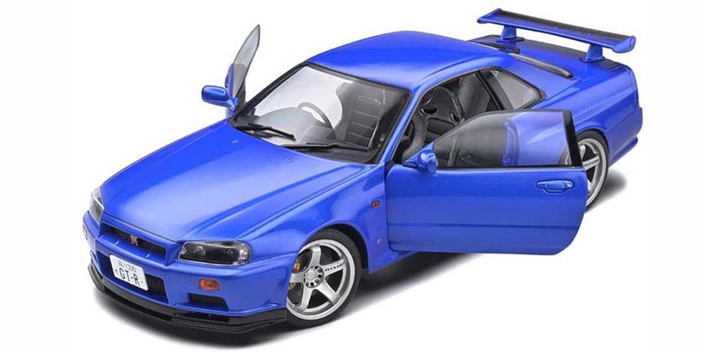 Solido Scale Nissan Skyline R34 1999 Nismo Bayside Blue 1/18 GT-R (S1804306)