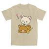 Car Drive Rilakkuma T-Shirt for Men Women Hipster Cotton Tee Shirt O Neck Short Sleeve T Shirt Plus Size Clothing
