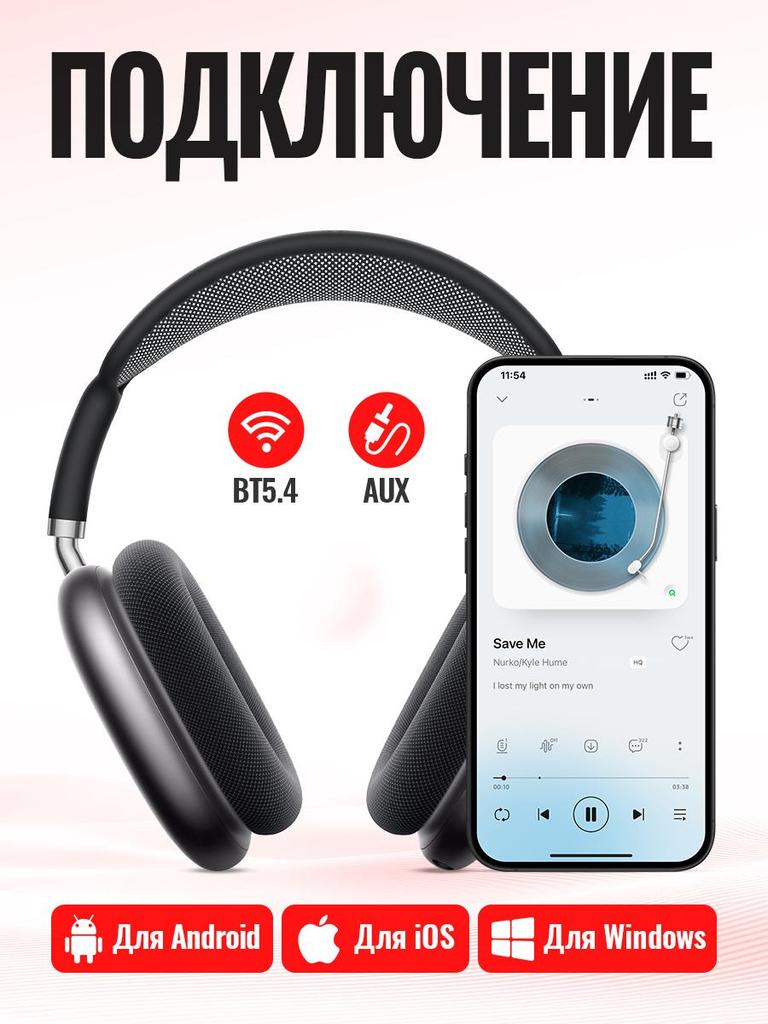 Hoco W65 Plus Kablosuz Kulaklık: Bluetooth 5.4, ANC Gürültü Engelleme, 45 Saat Çalma Süresi, Manyetik Kulaklıklar ve Nefes Alabilen Kafa Bandı