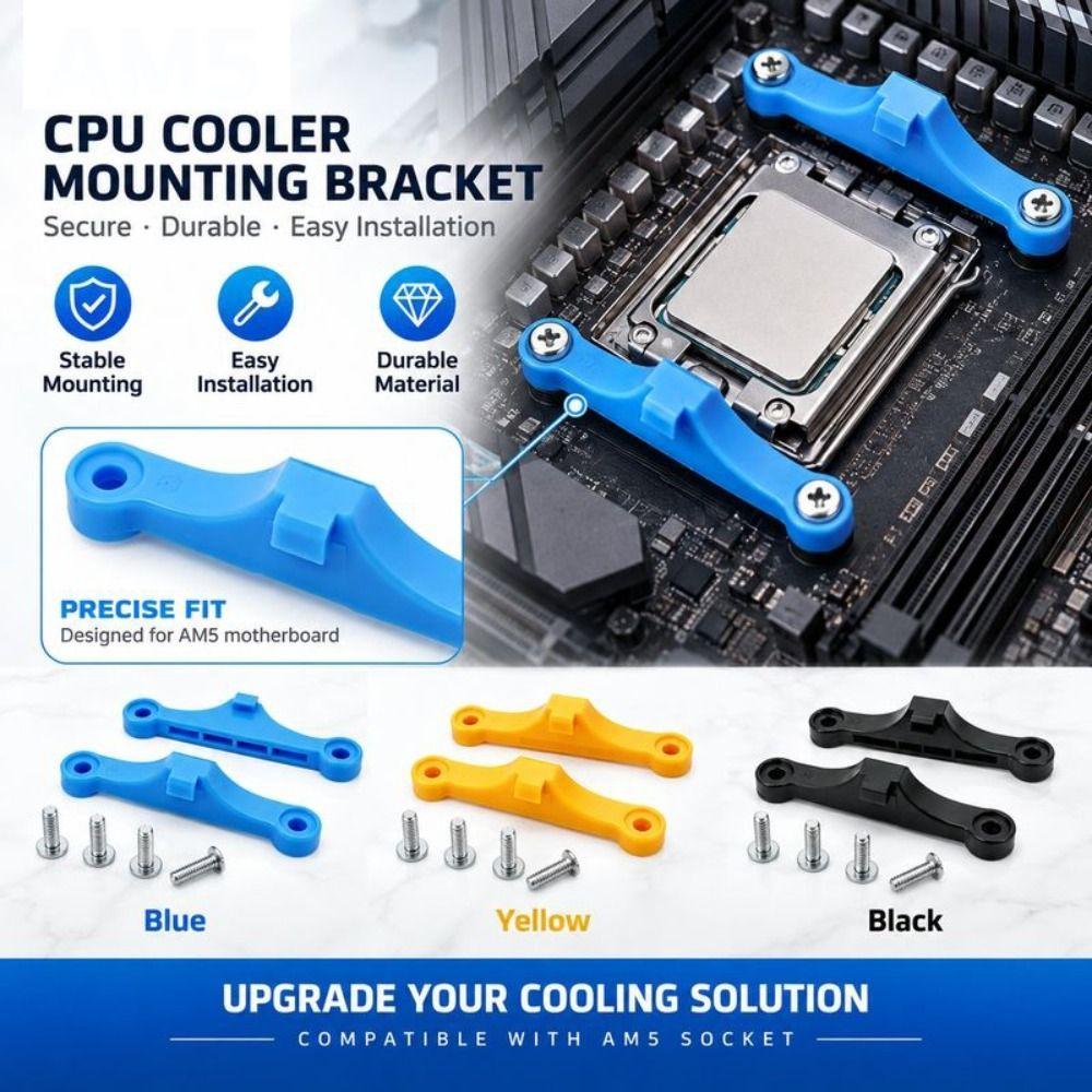 Retrofit CPU Cooler Fan Bracket AM5 Interface Motherboard Cooler Bracket PC Build