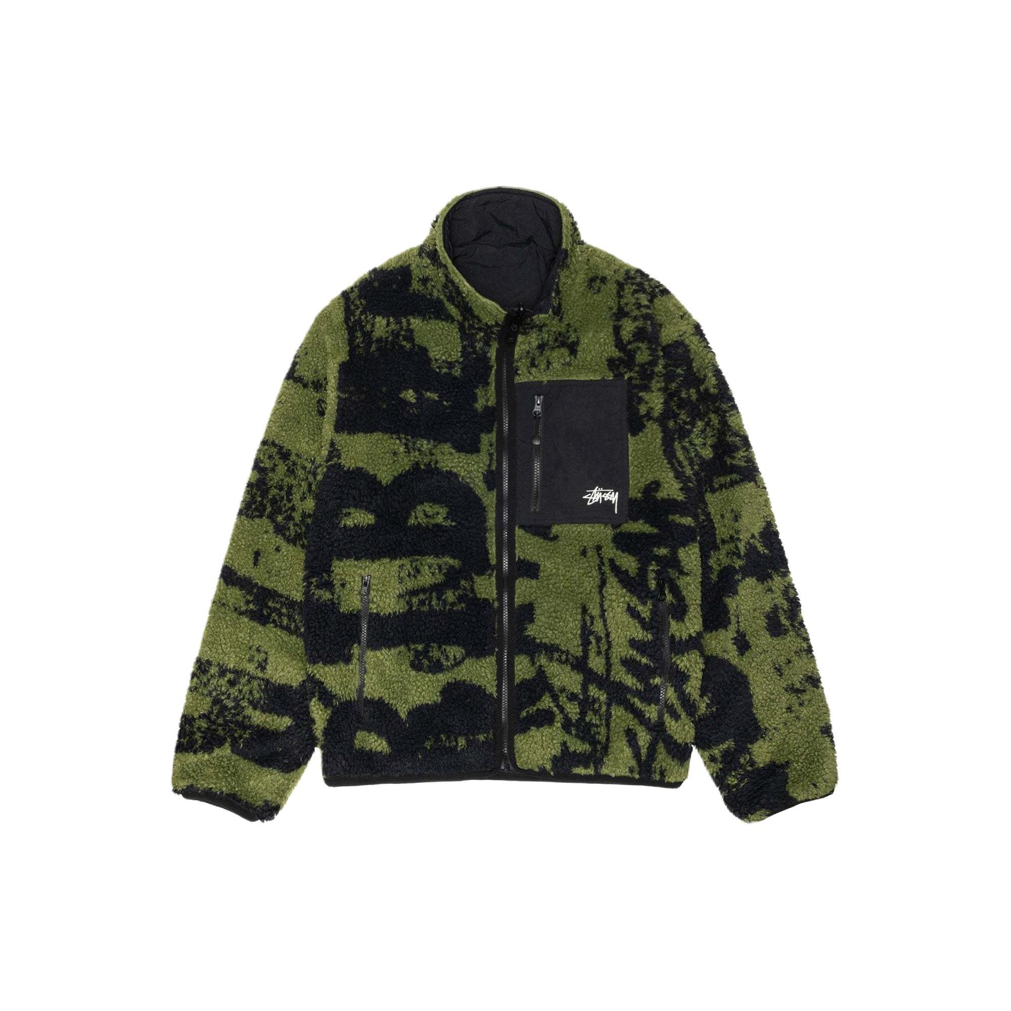 Stüssy apdrukāta flīsa jaka 118545 M