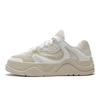50-50 Comfortable Versatile Durable Low-Top Skate Shoes Women Sneaker White Gray Oatmeal T12W432201FWA