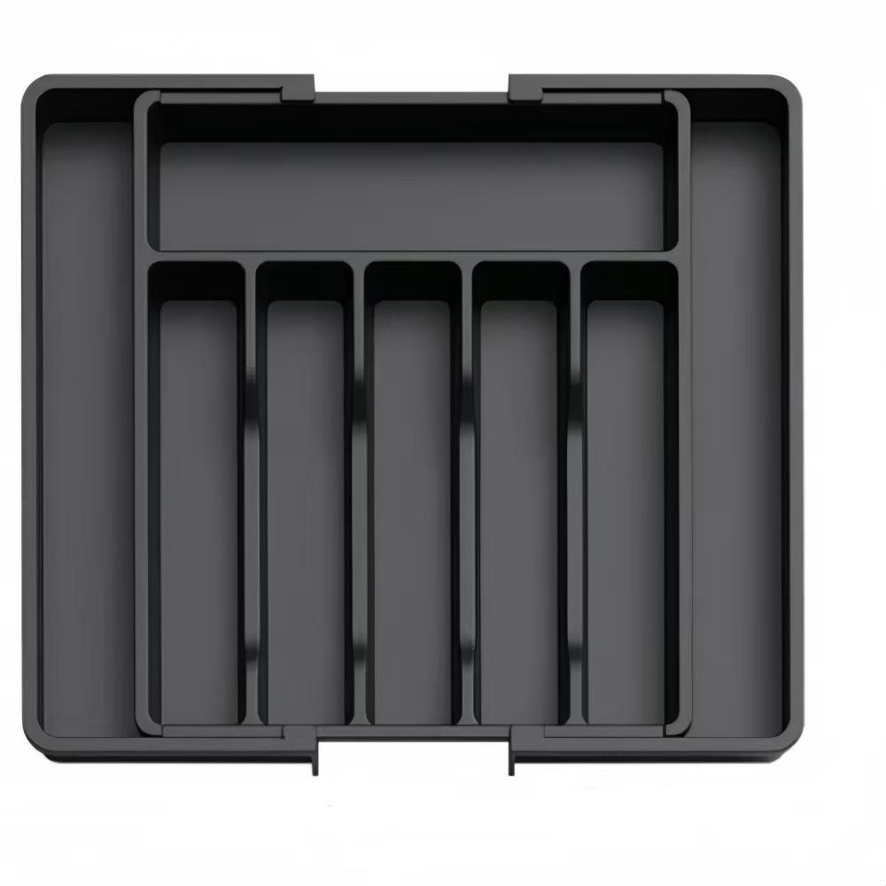 Multi-Purpose Cutlery & Sundries Storage Box with Lid 38*34*5cm