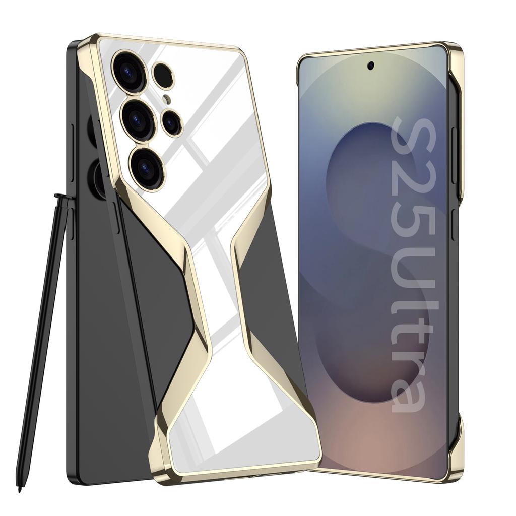 Suitable for Samsung S25U Mobile Phone Case 25u Electroplated Frameless Business Style Heat Dissipation and Fall Protection Case
