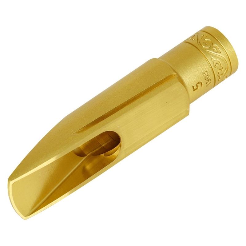 Brass Metal Eb Sax Mouthpieces Altos Saxophone Mouthpiece with Caps and Ligatures for Professionals and Beginners
