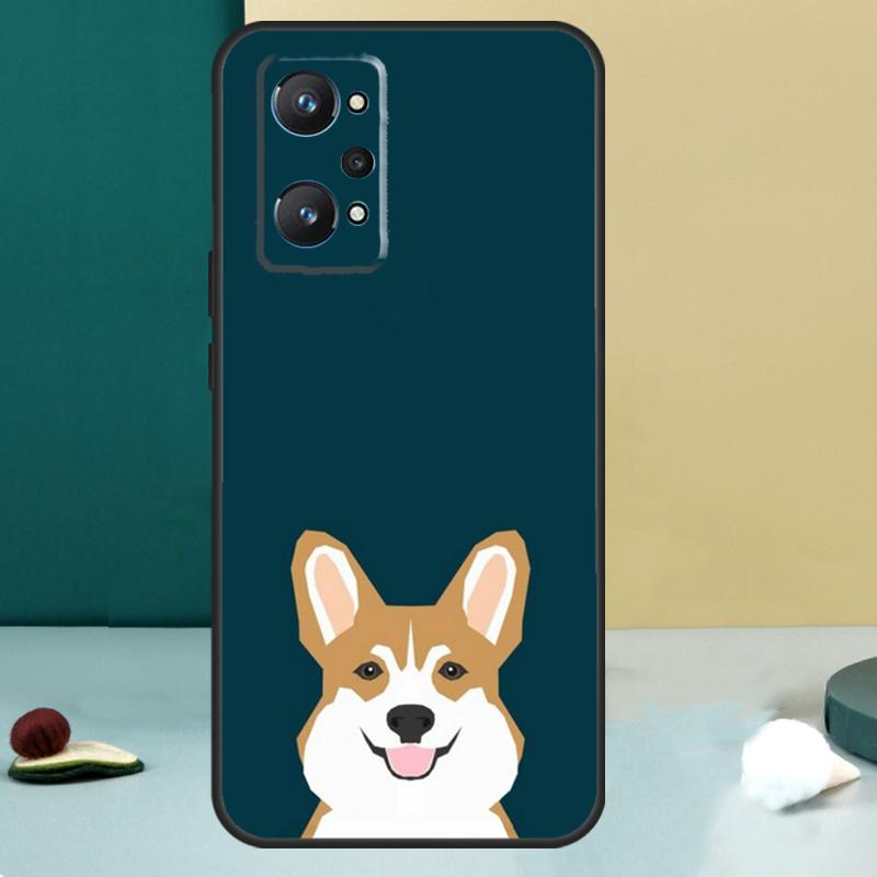Corgi and Bubble Tea For Realme 14 13 Pro Plus 10 11 12 GT 5 6 6T GT7 Pro C61 C55 C53 C51 C21Y C25S C75 C67 Case