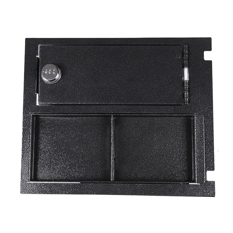 For Toyota Tundra 2014-2021 Car Armrest Box Safe Combination Lock Storage Box Carbon Steel Interior Accessories