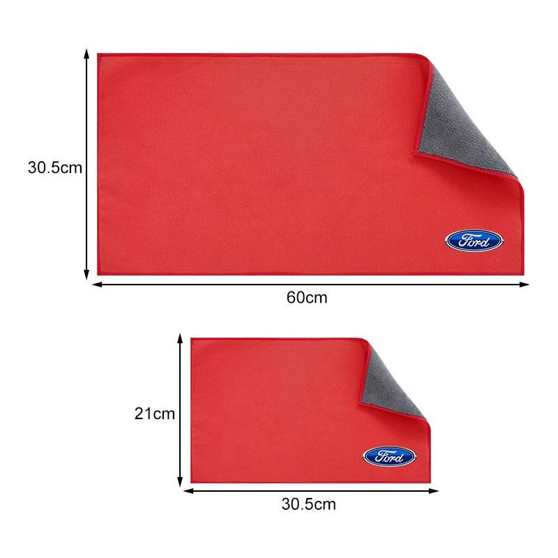 Prosop de Curățare Auto de Pluș Pânză de Uscare Absorbantă Fără Scame Instrumente Auto pentru Ford Fiesta Ranger Focus Kuga Mustang S-MAX Transit Mondeo Esco