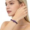 Amethyst Tiger Eye Stone Braided Bracelet Minimalist Adjustable Handmade Woven Rope Braslet For Women Daily Wear Healing Braclet
