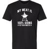 Men's "I'm Broken" Skull Graphic T-Shirt - Black Cotton Crew Neck Tee with Red &