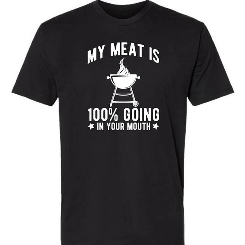 

Men s I m Broken Skull Graphic T-Shirt - Black Cotton Crew Neck Tee with Red & S